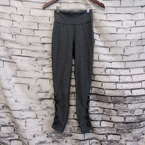 Lululemon Tied To It 7/8 Tight 25" Heathered Black / Dark Carbon Size 4 - Picture 2 of 8